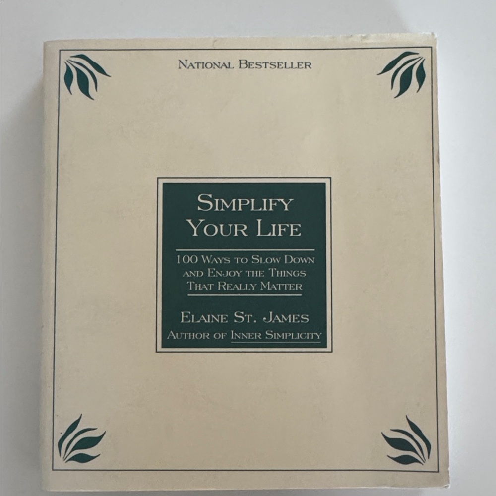 Simplify Your Life Soft Cover Book